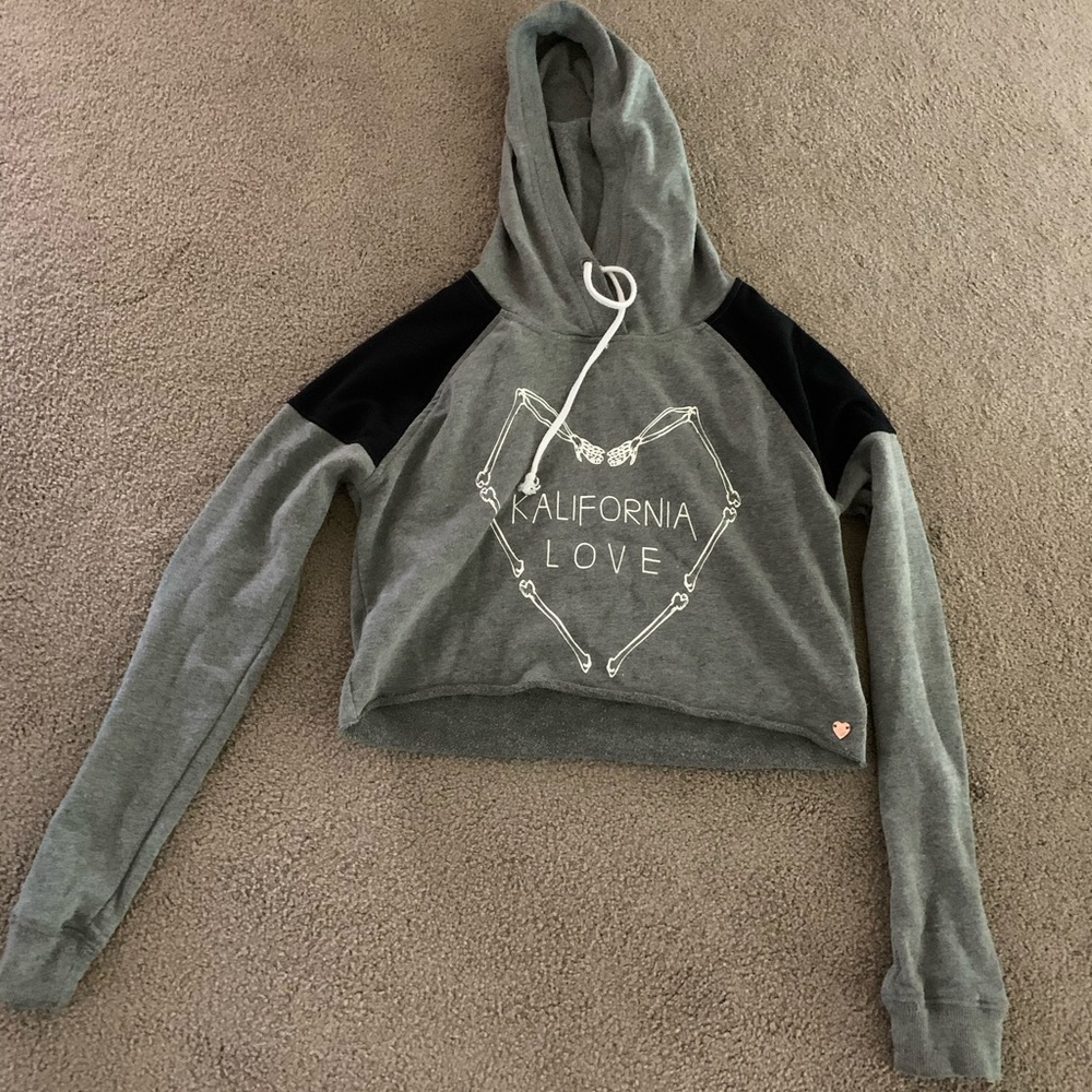 Kendall & Kylie cropped hoodie